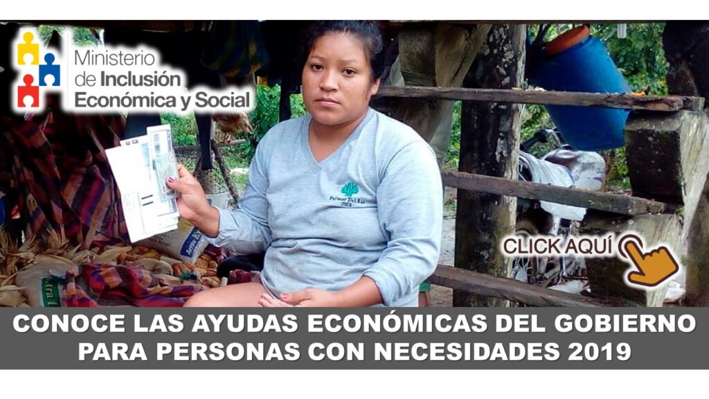 ayudas económicas en Ecuador