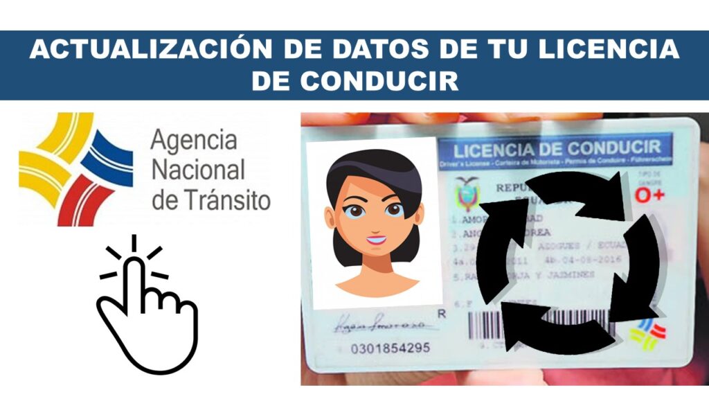 Actualización de Datos de tu Licencia de Conducir