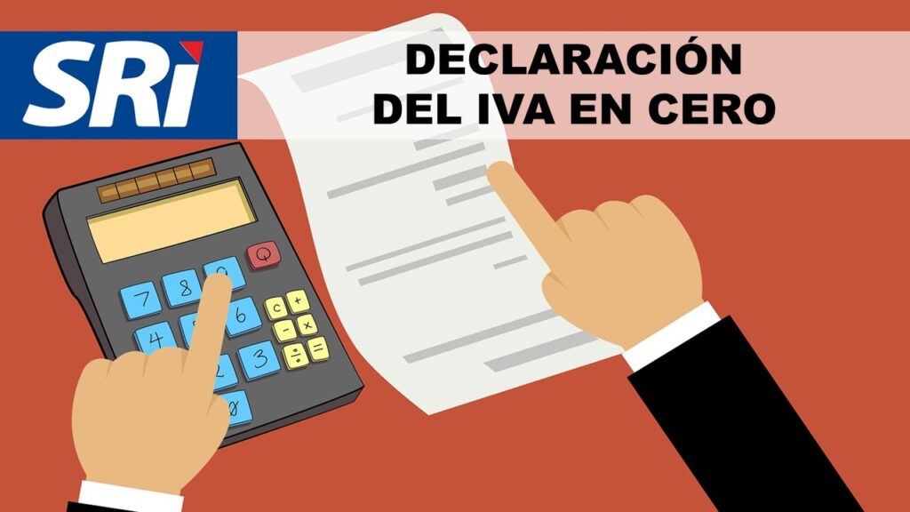 Declaración del IVA en Cero - SRI en línea