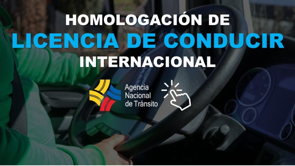 Homologación de Licencia de Conducir Internacional ANT 1