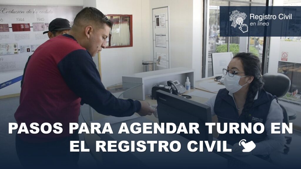Pasos para Agendar Turno en el Registro Civil
