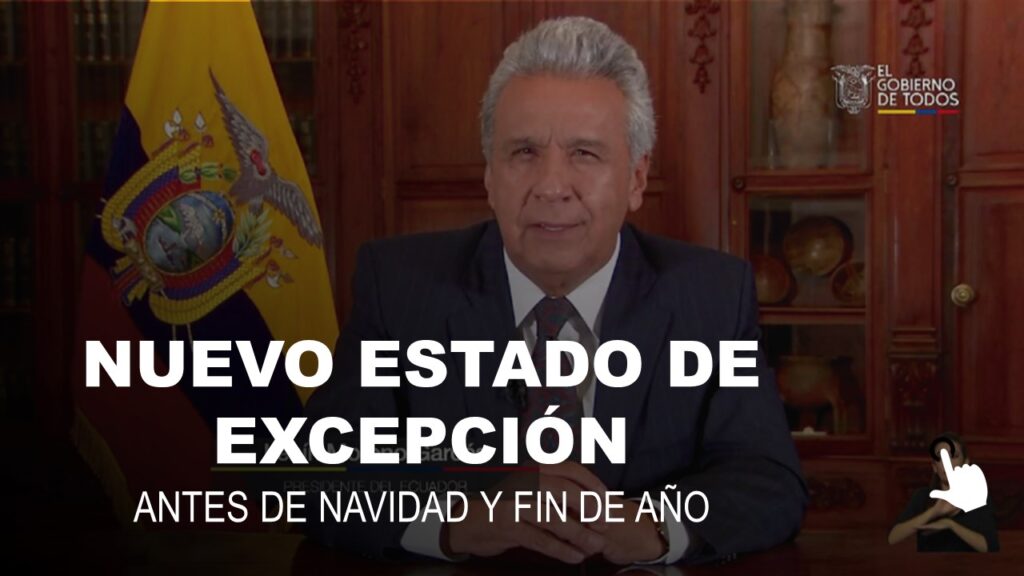 Nuevo estado de excepción antes de Navidad y Fin de Año