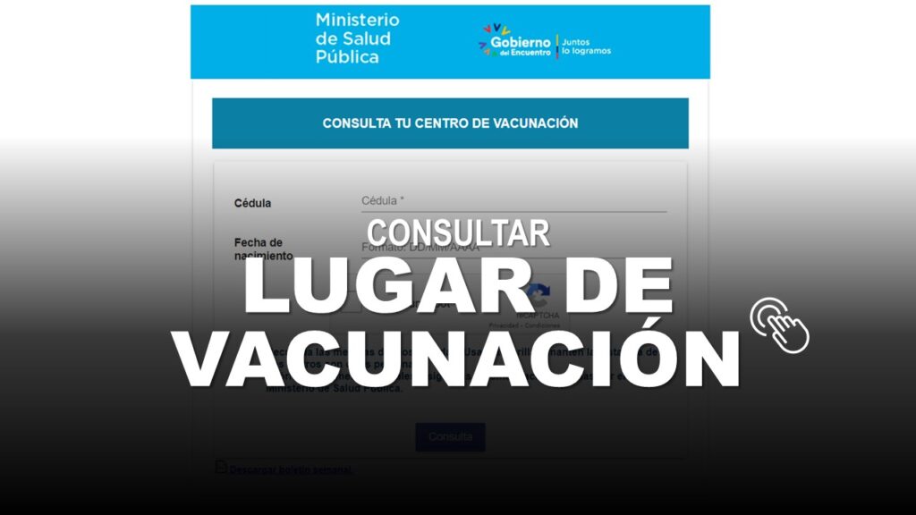 Consulta tu Lugar de Vacunación