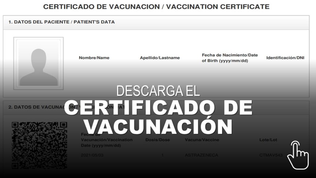 Descarga tu Certificado de Vacunación