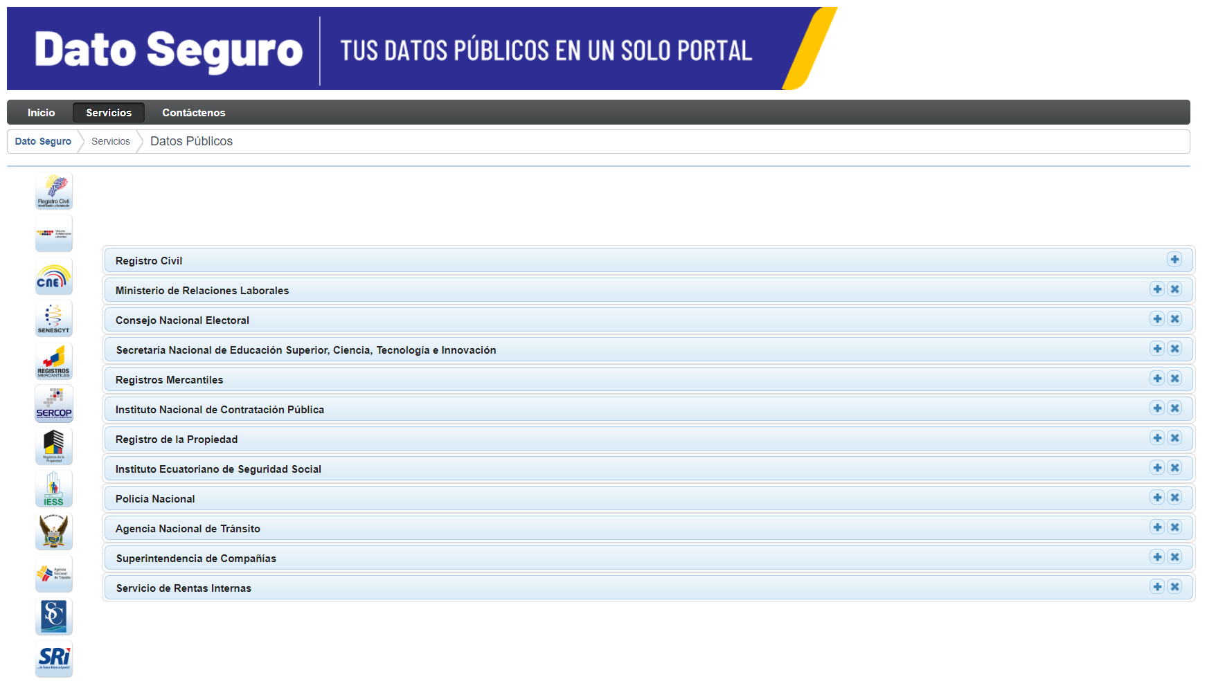Consulta tus Datos Públicos en Ecuador